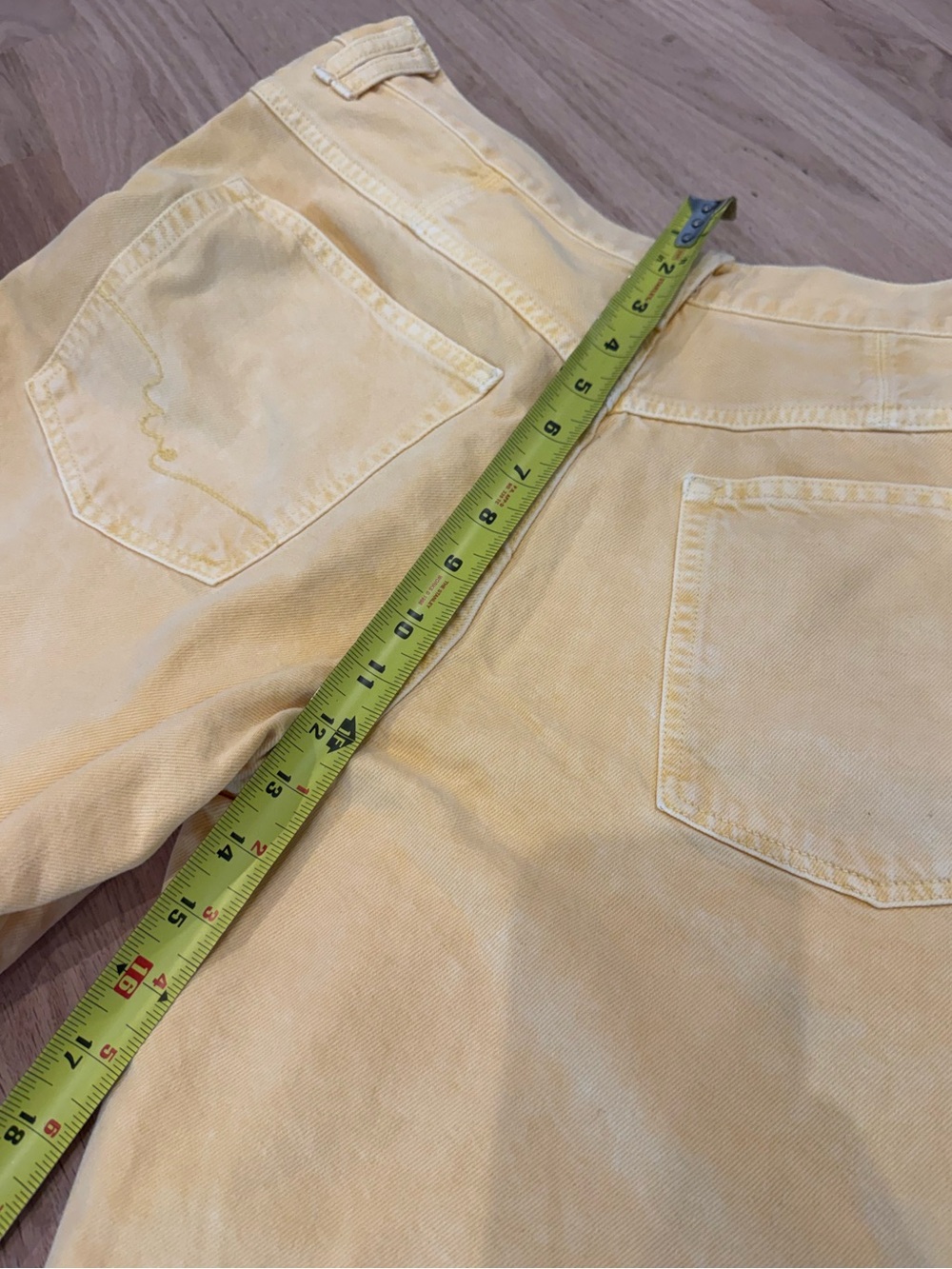 We The Free Yellow Montana Jean Shorts - Picture 8 of 14